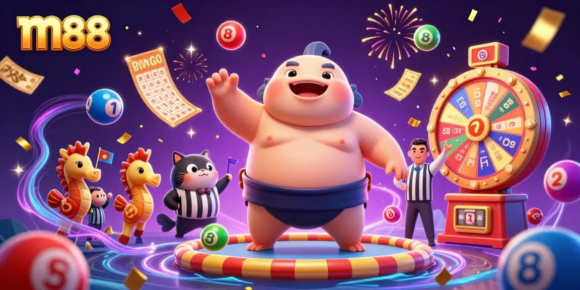 Experience thrilling fun at m88 with colorful lottery balls, exciting games, and vibrant celebrations.