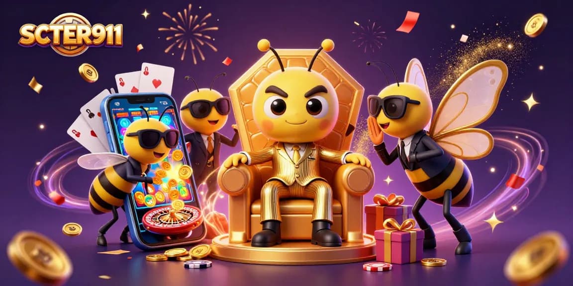 Engage in exciting casino action with SCATTER911 featuring vibrant slot games and high-energy characters.