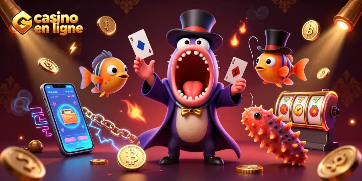 Vivez l'excitation d'un casino en ligne avec une illustration 3D des jeux de cartes.