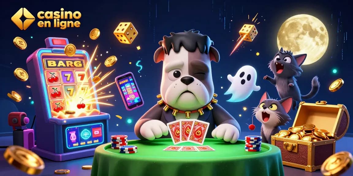 Jouez avec le chien Frankenstein au casino en ligne tout en gagnant des jetons d'or !
