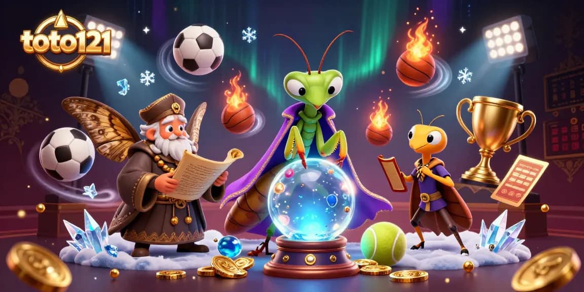 Menangkan taruhan di toto121 dengan ilustrasi kasino inspiratif dan ilustrasi karakter menarik.