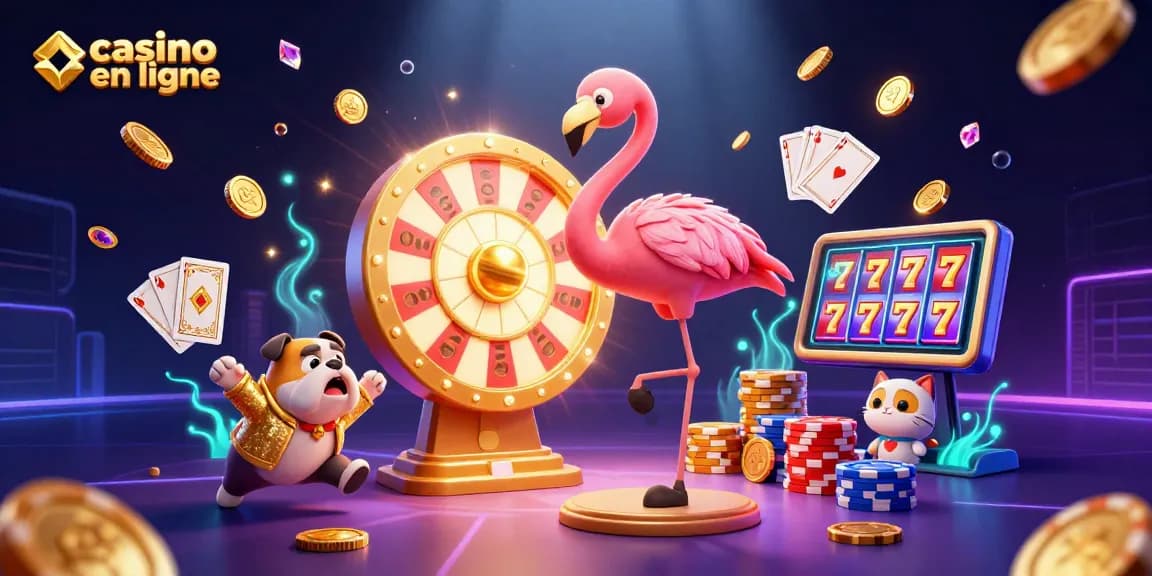 Jouez sur un casino en ligne dynamique avec des personnages animés et des éléments de jeu captivants