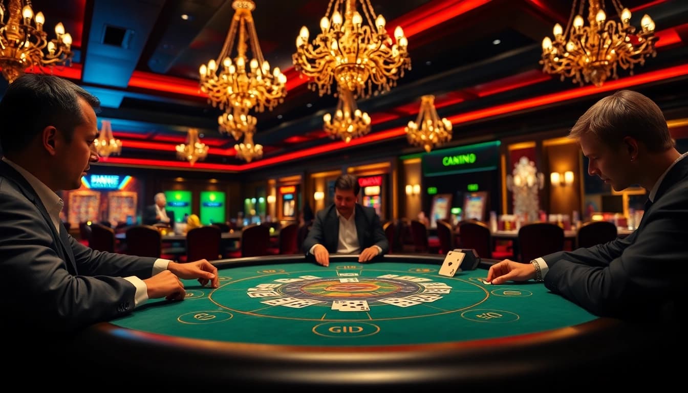 Menghadapi permainan blackjack di kasino dengan bbni4d, menciptakan suasana yang menyenangkan.