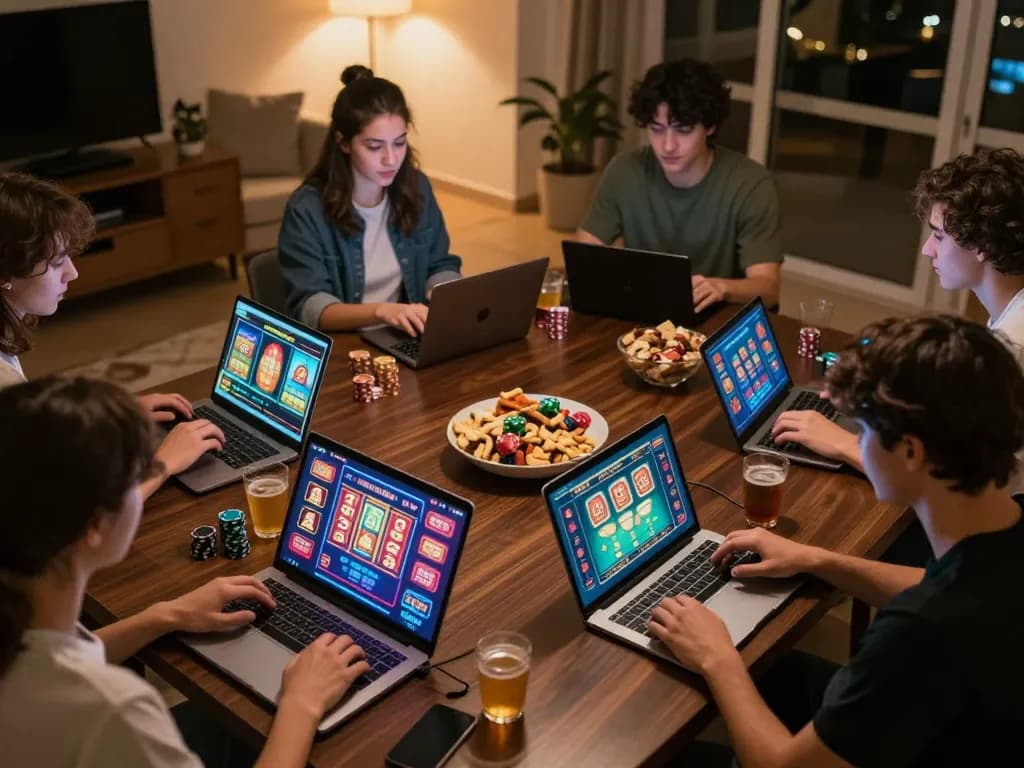 Players engaging in thrilling online gameplay at O8 with vibrant game interfaces.