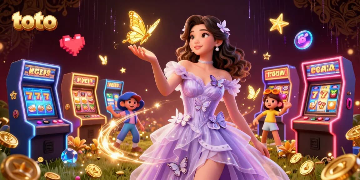 Engage with toto slot machines showcasing jackpot wins and vibrant gaming elements in a dynamic casino scene.
