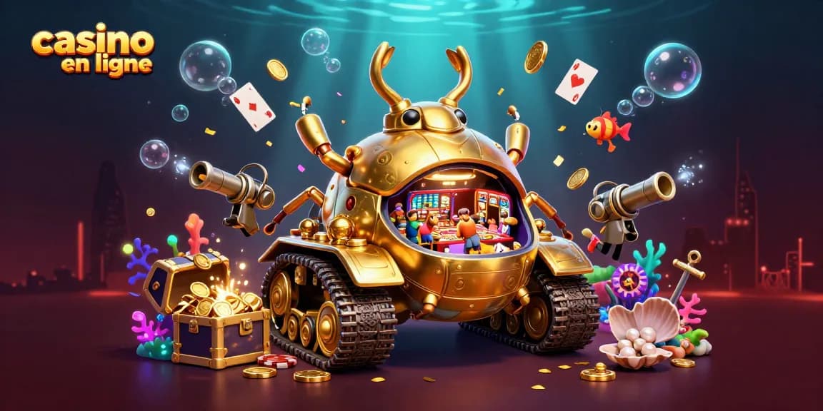 Jouez au casino en ligne et découvrez l'univers ludique de notre illustration animée avec une ambiance immersive.