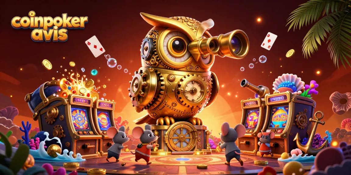 Découvrez les jeux avec CoinPoker avis tout en profitant d'une ambiance de casino animée.