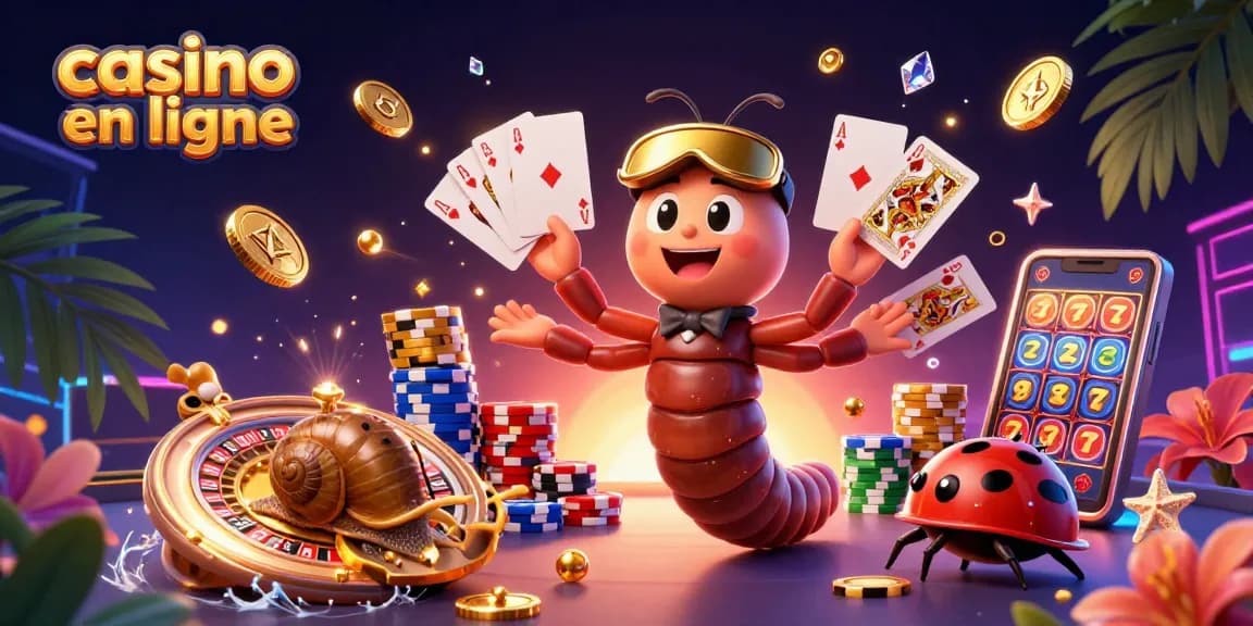 Jouez au casino en ligne avec des personnages de cartes et des jetons colorés