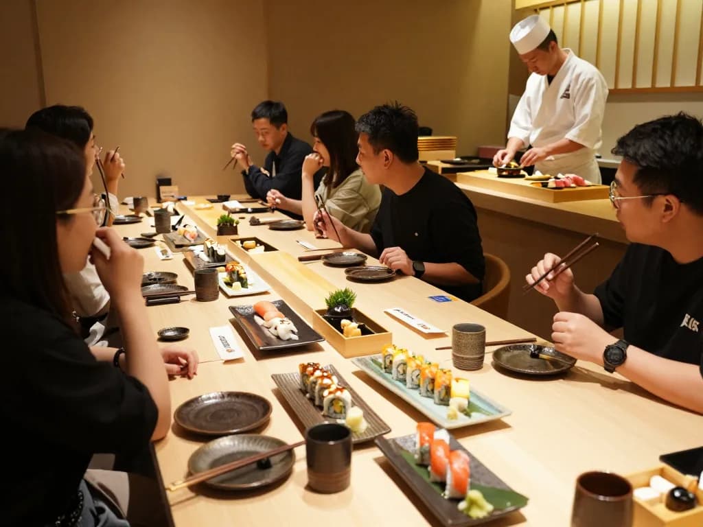 Menikmati sushi segar di ROKOK88, pengalaman bersantap yang bersemangat di Jakarta.