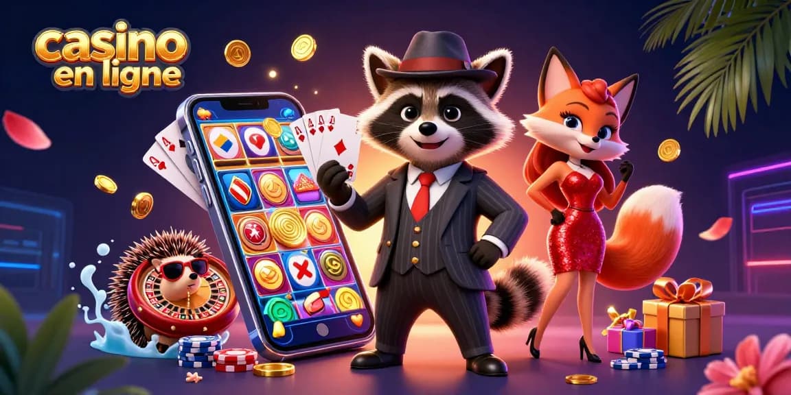 Expérimentez des gains avec casino en ligne dans une scène animée et colorée de jeu.