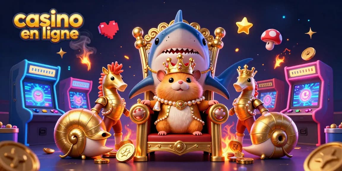Gagnez en jouant dans un casino en ligne avec un roi hamster et ses gardes marins fantastiques.