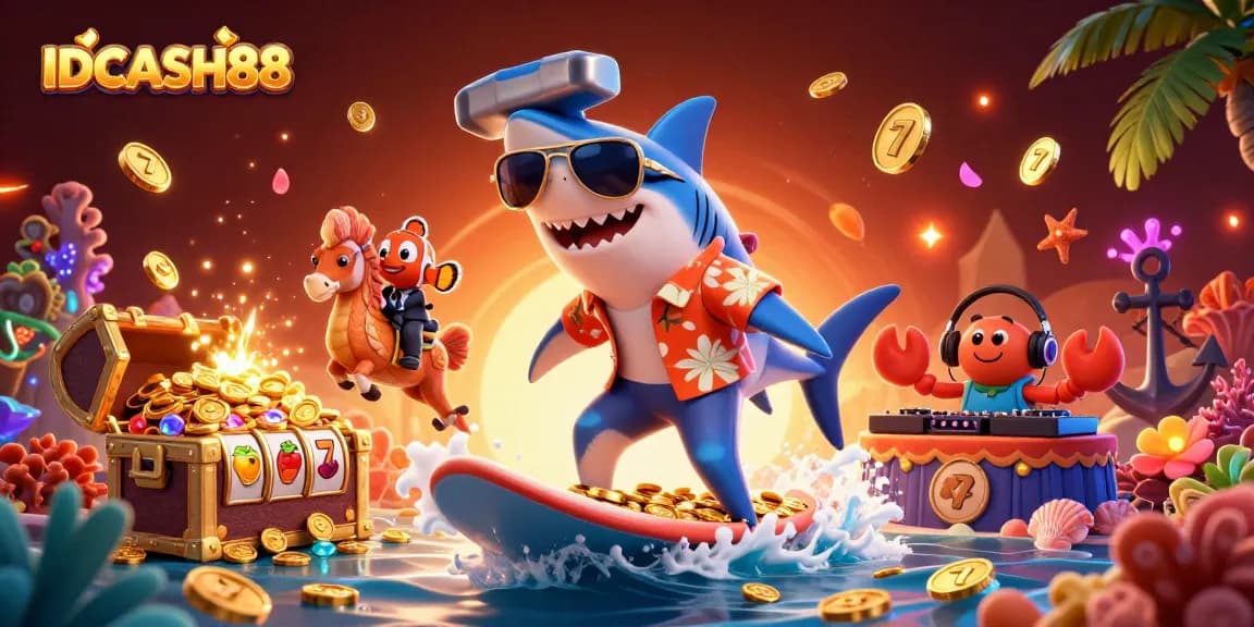Surf thrilling slot experiences at IDCASH88 while embracing vibrant underwater adventures.