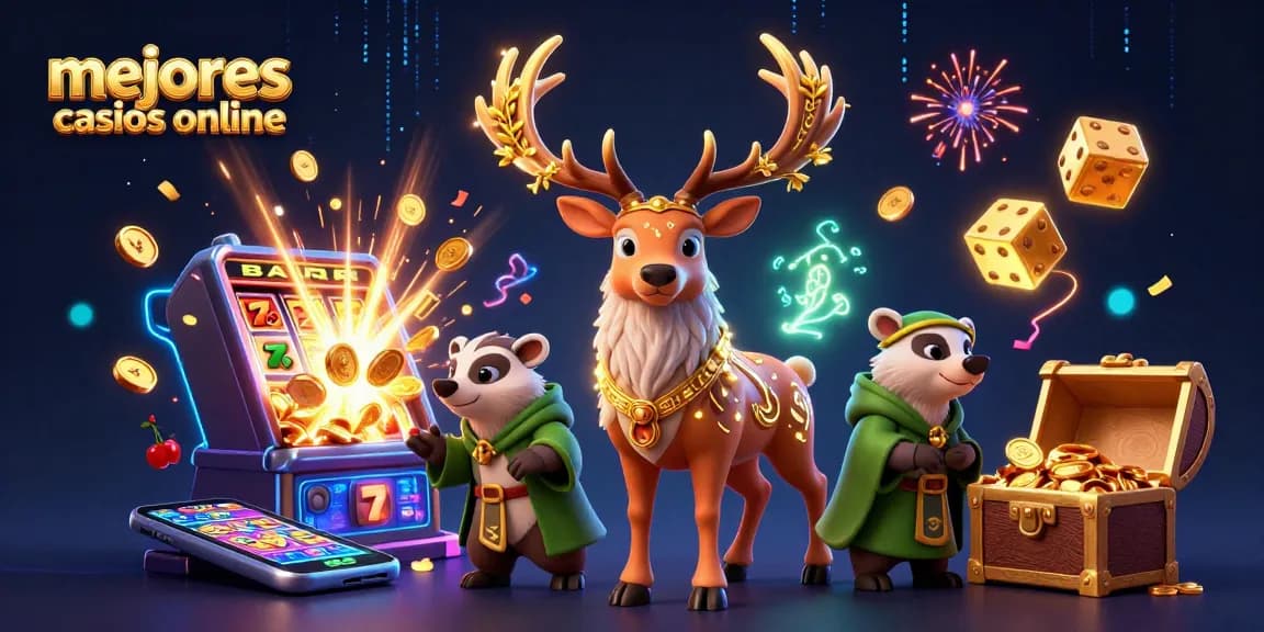 Juego emocionante en los mejores casinos online con tragamonedas y jackpots brillantes.