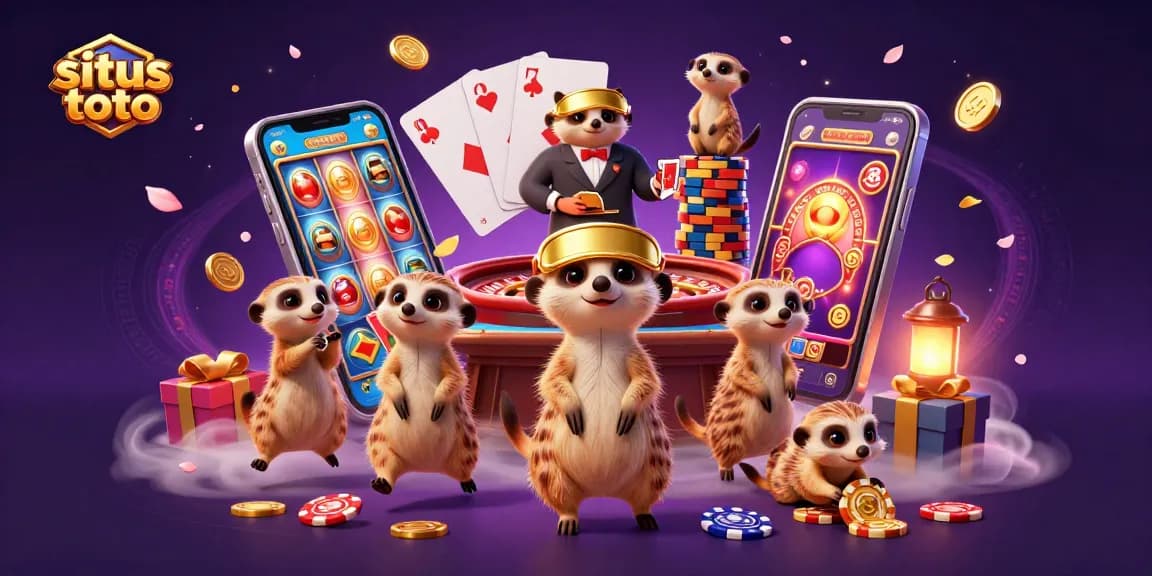 Meerkat dalam kasino beroperasi, meraih kemenangan di situs toto.