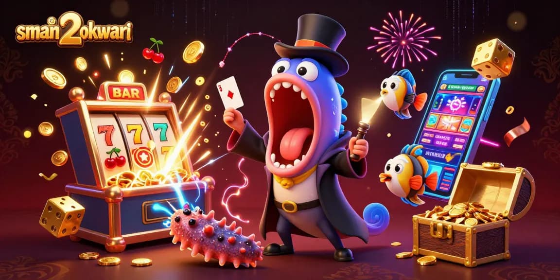 Saat bermain sman2manokwari, gulper eel si pesulap memukau dengan trik kartu di antara simbol jackpot dan harta karun!