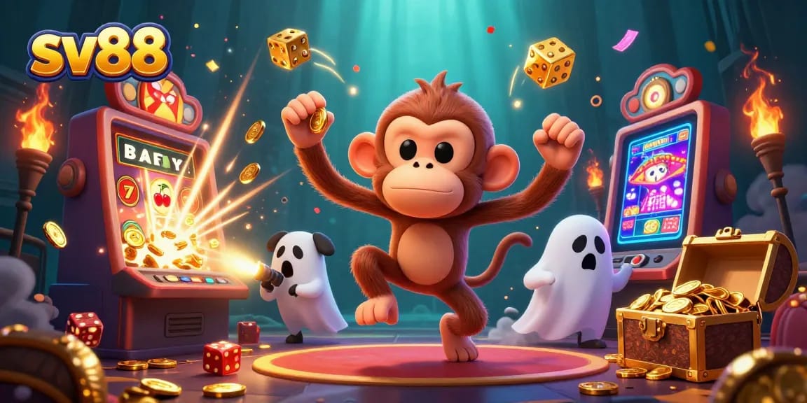 Experience thrilling gameplay at sv88 with a magical scene full of dynamic casino elements.