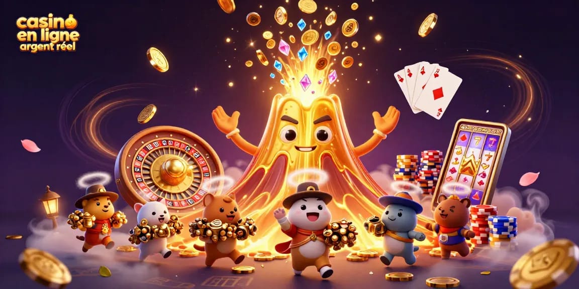 Jouez à des jeux captivants au casino en ligne argent réel avec des trésors étincelants.