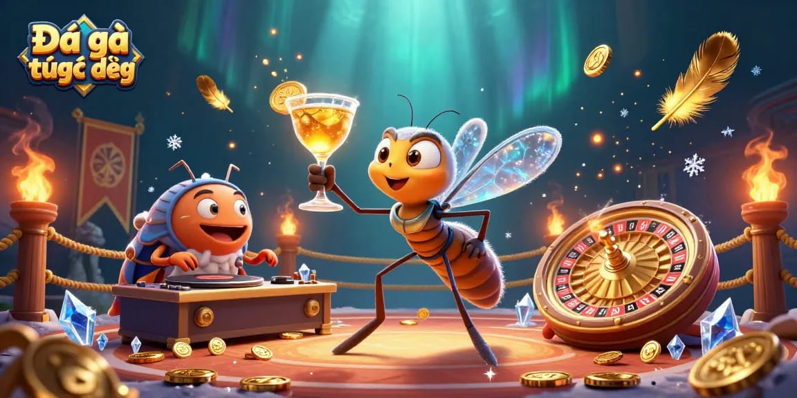 Experience Đá gà trực tiếp with vibrant scene showcasing animated characters in a fighting arena.