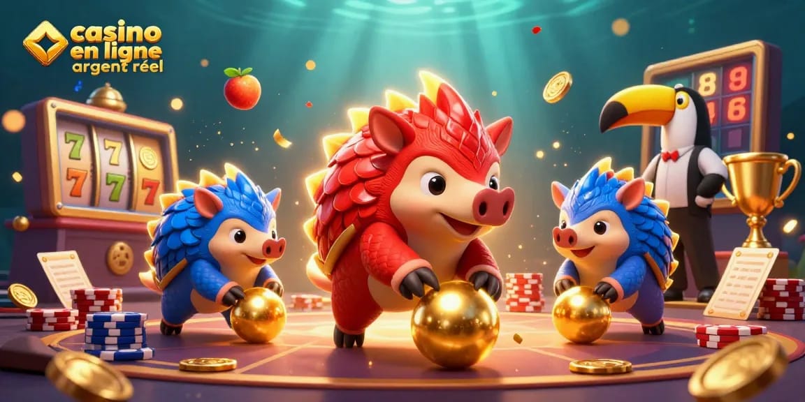 Jouer au casino en ligne argent réel avec des pangolins compétitifs dans un décor de jeux d'argent