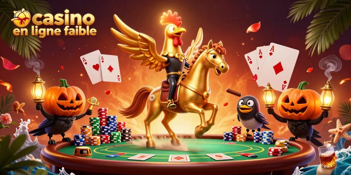 Découvrez des jeux captivants au casino en ligne fiable avec des cartes de poker et des jetons colorés.