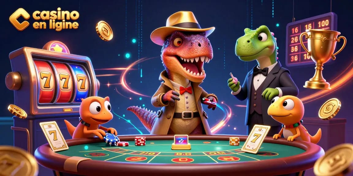 Jouez à des jeux de casino en ligne passionnants avec des personnages animés au casino en ligne.