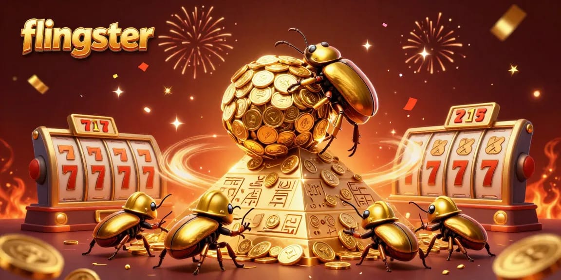 Experience thrilling excitement with flingster's video chat platform featuring vibrant casino visuals.