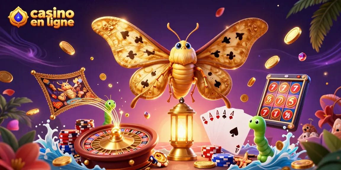 Découvrez une scène de jeu luxueuse sur casino en ligne avec des éléments de jeu captivants.