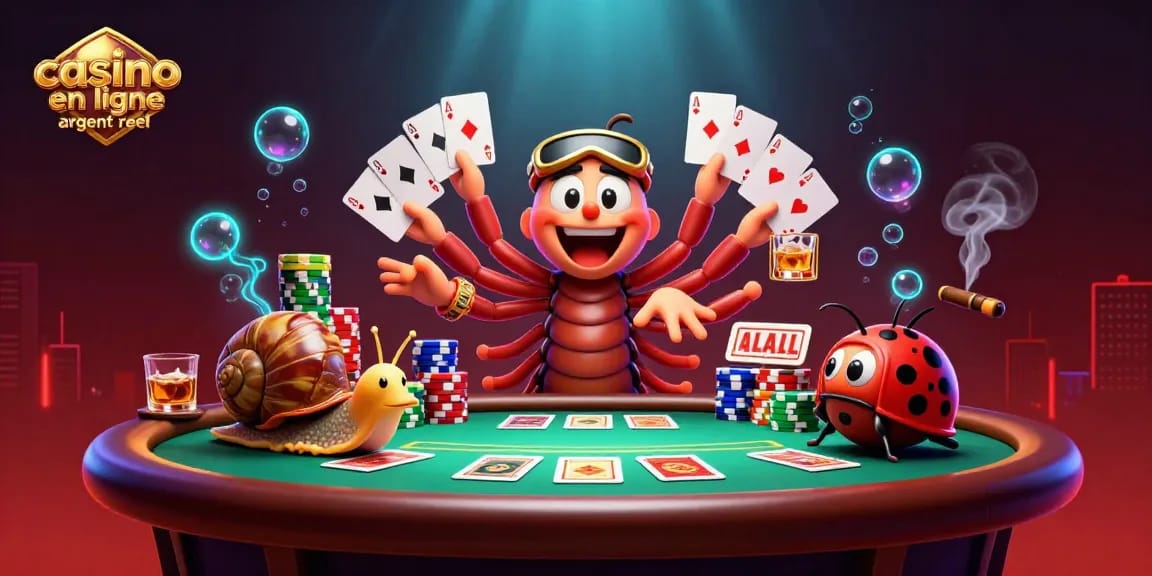 Gagnez avec le casino en ligne argent réel grâce à un dealer innovant, cartes et jetons