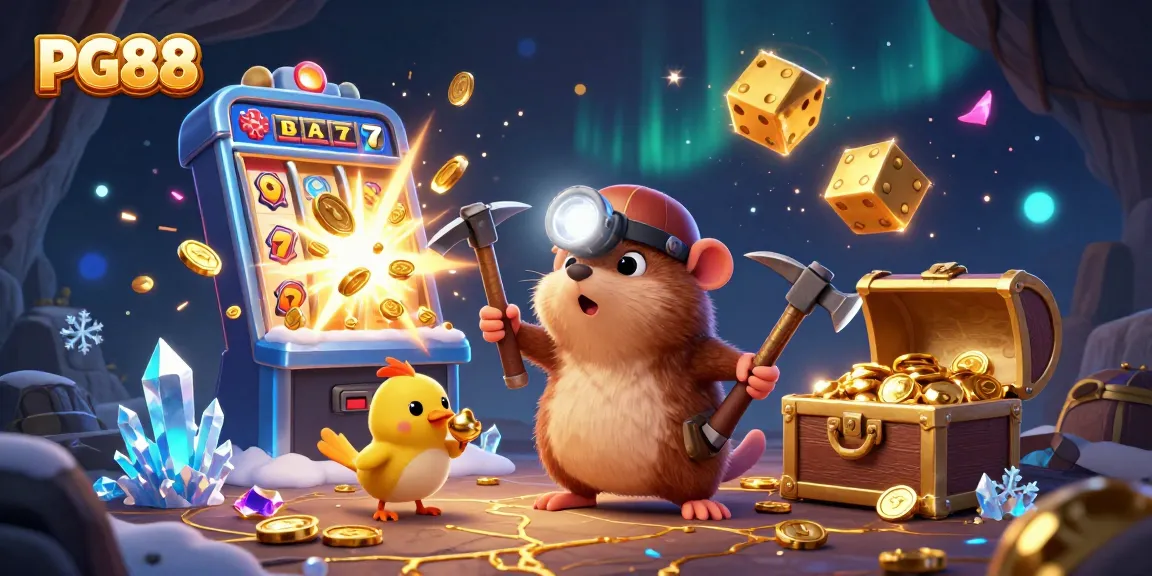 Experience thrilling wins at PG88 with dynamic slot machines and a treasure-hunting mole