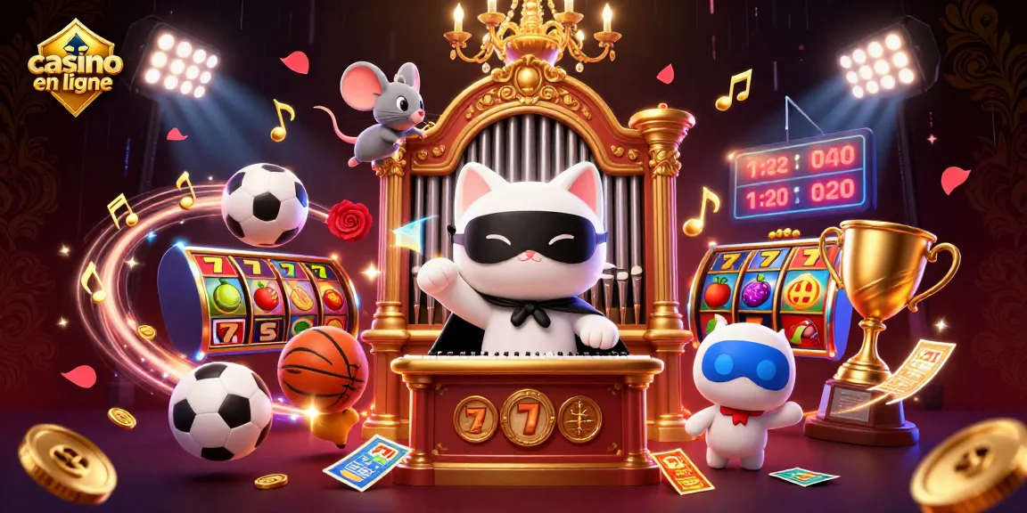 Profitez de l'ambiance d'un casino en ligne avec ce design captivant et animé.