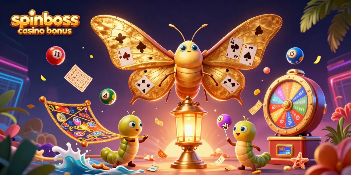 Découvrez le bonus SpinBoss Casino avec des graphismes riches et dynamiques de jeux de casino en ligne.
