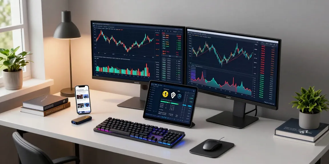 spy stock analysis in a modern crypto trading workspace with advanced blockchain technology setup and portfolio tracker.