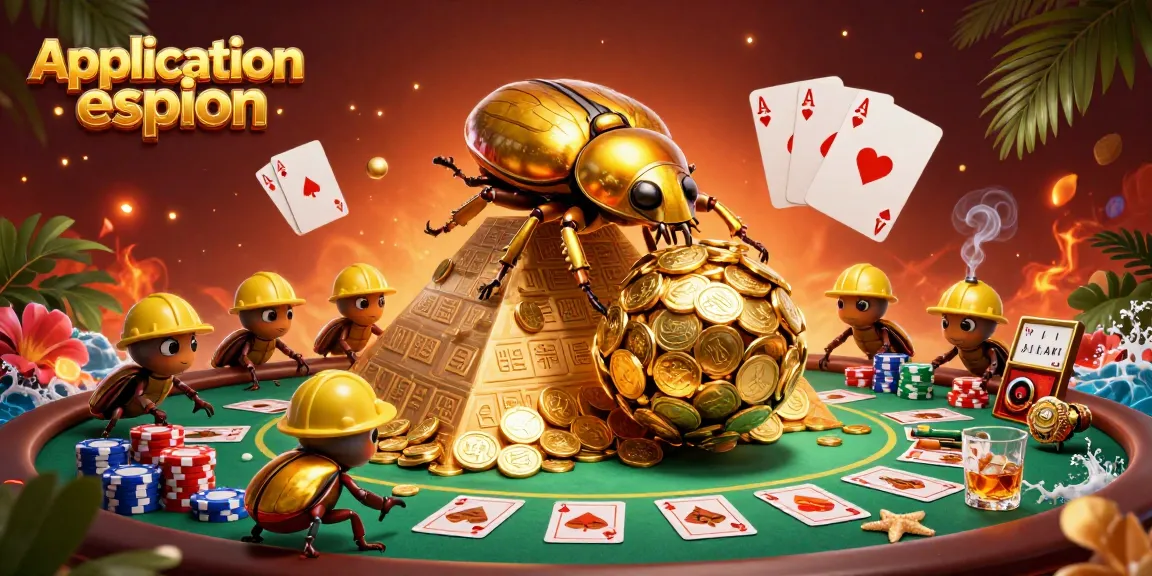 Jouez avec l'application espion et découvrez des jeux animés dans un univers de casino unique.
