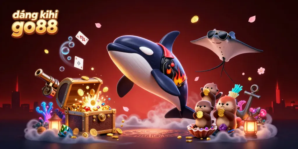 Engage in thrilling gaming action with đăng ký go88 featuring vivid characters and vibrant underwater treasures.