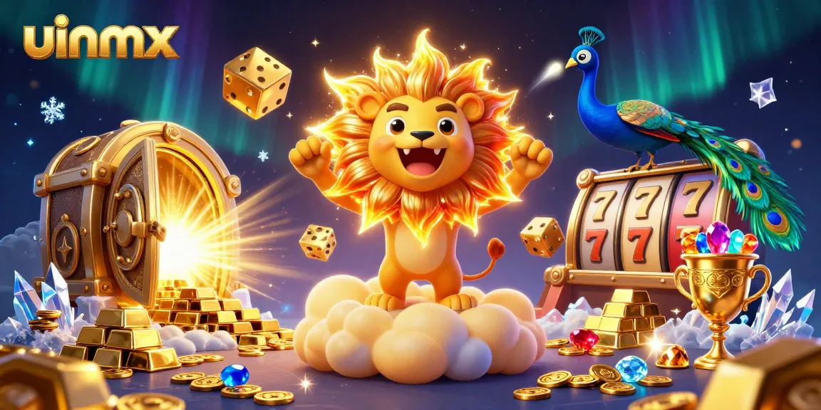 Experience the thrilling world of uinmx slots with dazzling visuals, exciting gold treasures, and animated characters.