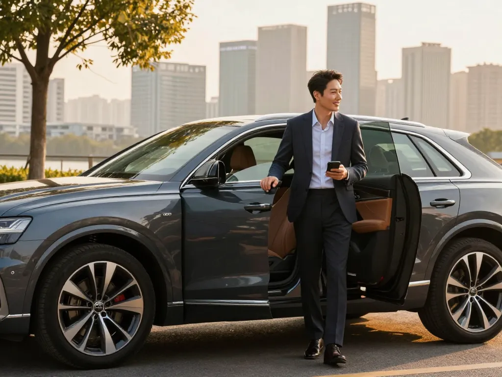 Thuê những chiếc xe sang trọng như Audi Q8 tại cho thuê xe ô tô hạng sang, đảm bảo sự tinh tế và thoải mái.
