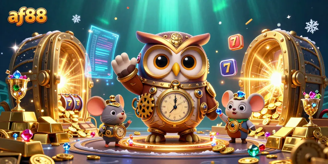 Experience thrilling gaming action at af88 with a vibrant casino scene featuring 3D characters and dynamic elements.
