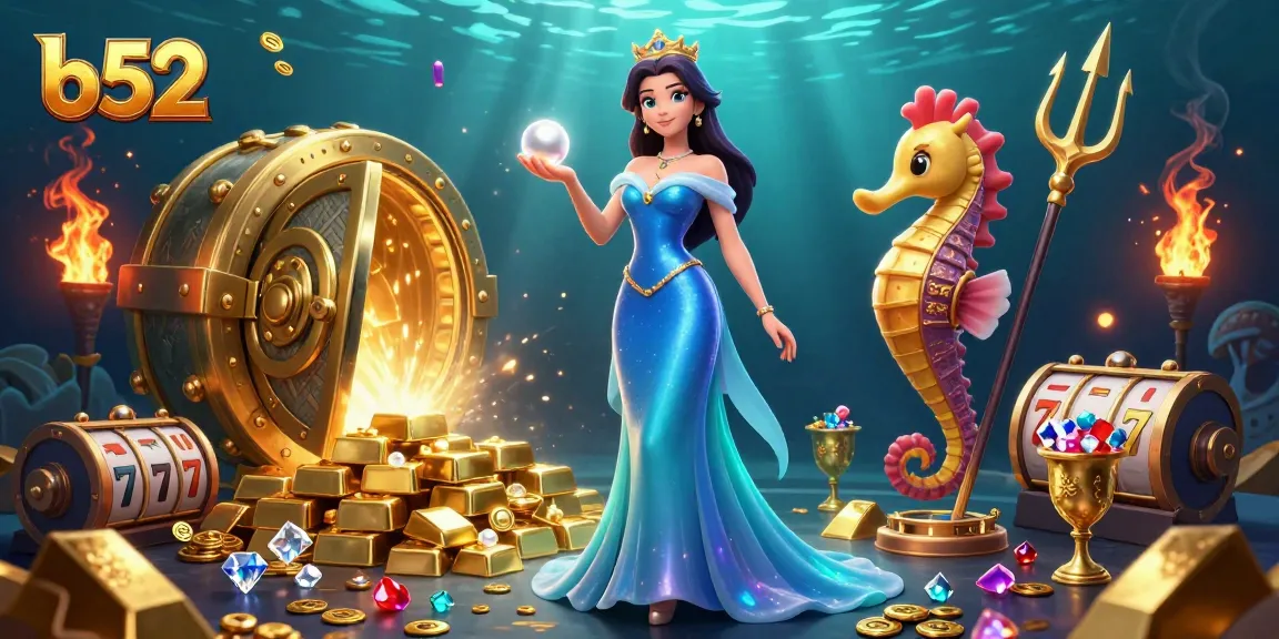 Spin and win at B52 with stunning underwater treasures and captivating characters.