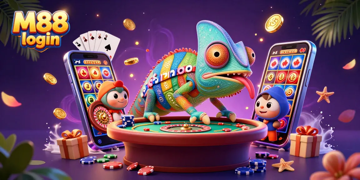 M88 login takes you to an interactive casino world filled with vibrant gaming elements and rich visuals.