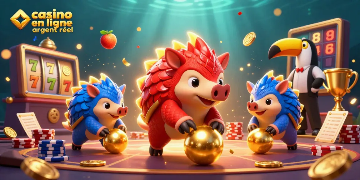 Jouer au casino en ligne argent réel avec des pangolins compétitifs dans un décor de jeux d'argent