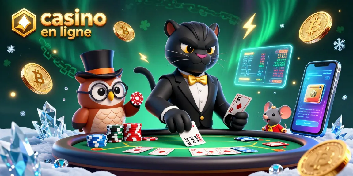 Jouer au casino en ligne avec des cartes et des jetons dans un décor de victoire féérique