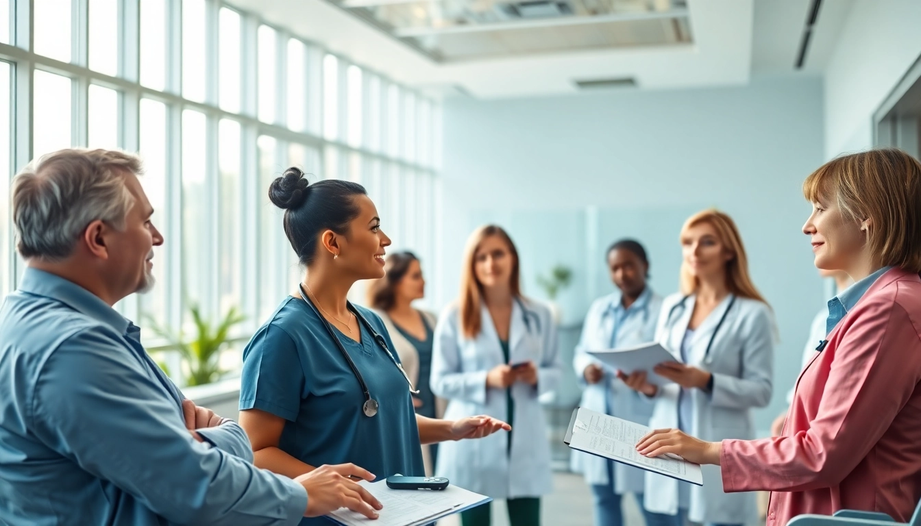 Engaged patients receiving guidance at a metabolic health clinic Sydney, emphasizing personalized care.