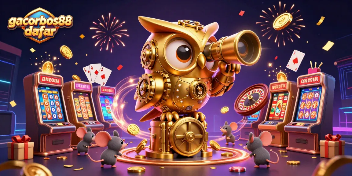 Experience gacorbos88 daftar with casino-themed animation showcasing vibrant gaming elements.