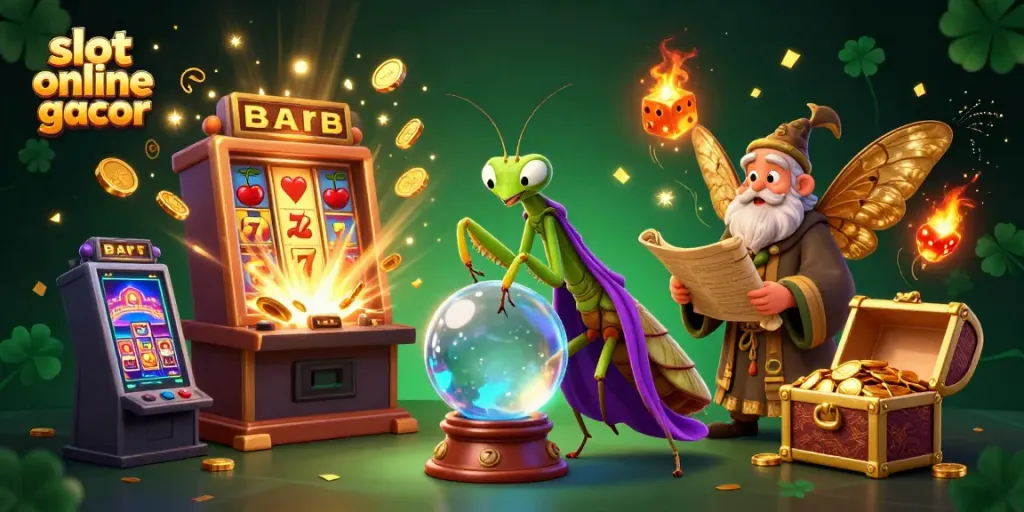 Experience thrilling gameplay with slot online gacor featuring vibrant animated characters and dynamic casino elements.