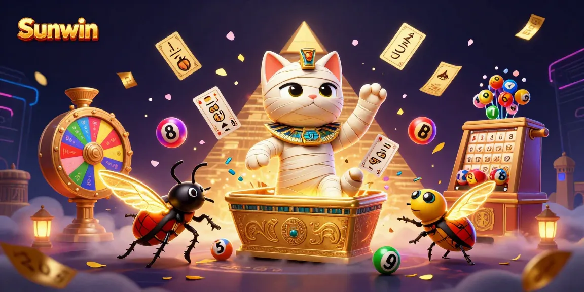 Engage in thrilling gameplay with Sunwin's vibrant casino elements and captivating characters.