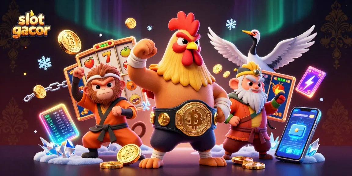 Engage with slot gacor gameplay featuring vibrant characters and dynamic casino elements.