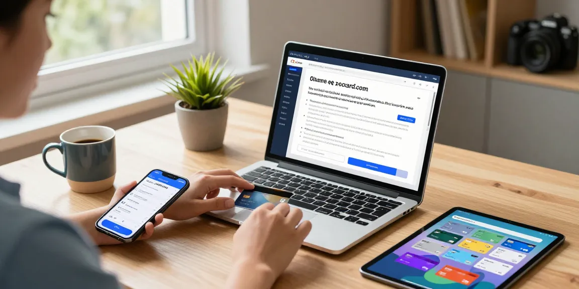 Person purchasing virtual prepaid cards from ezzocard.com in a stylish workspace, highlighting secure online payment benefits.