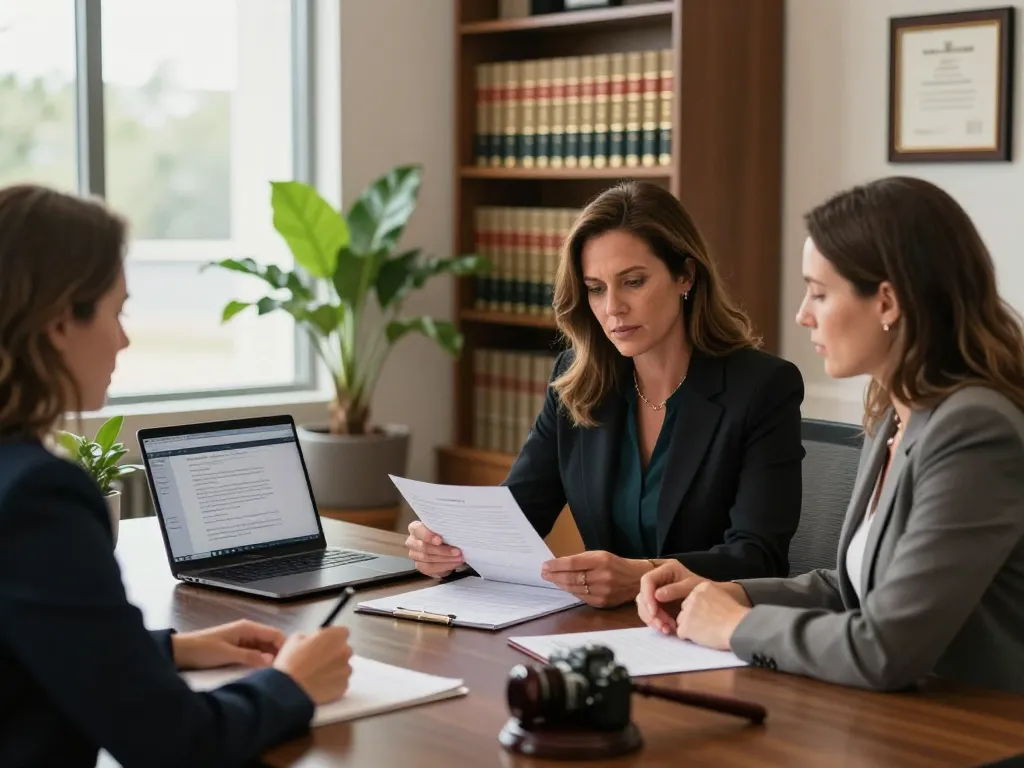 Consultation with Palm Harbor Divorce Lawyer Shelly Beach in a professional legal office