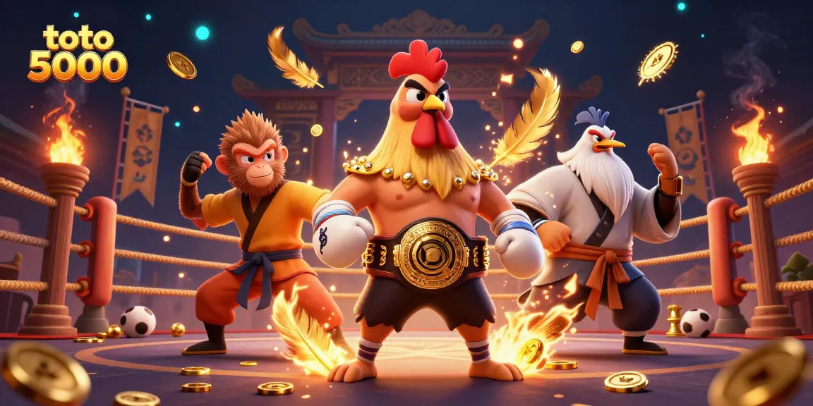 Experience thrilling action in the toto 5000 fighting arena with dynamic characters and sports betting elements.