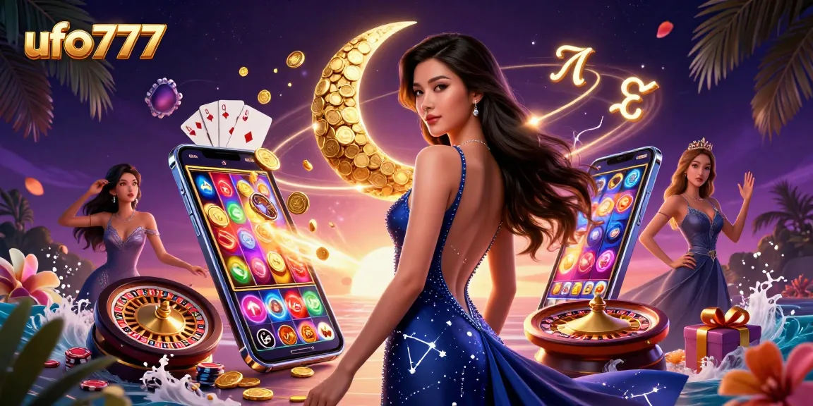 Engage with ufo777 for thrilling slots with golden coins and zodiac themes illuminating the scene.